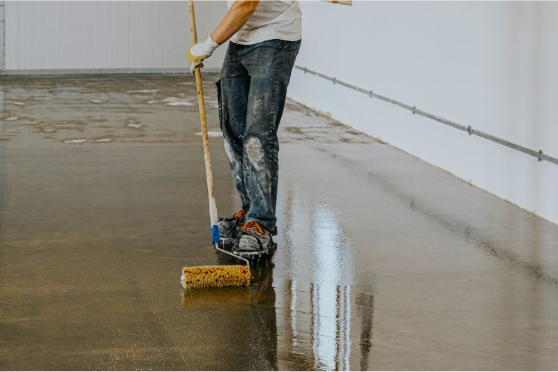 Industrial epoxy resin application
