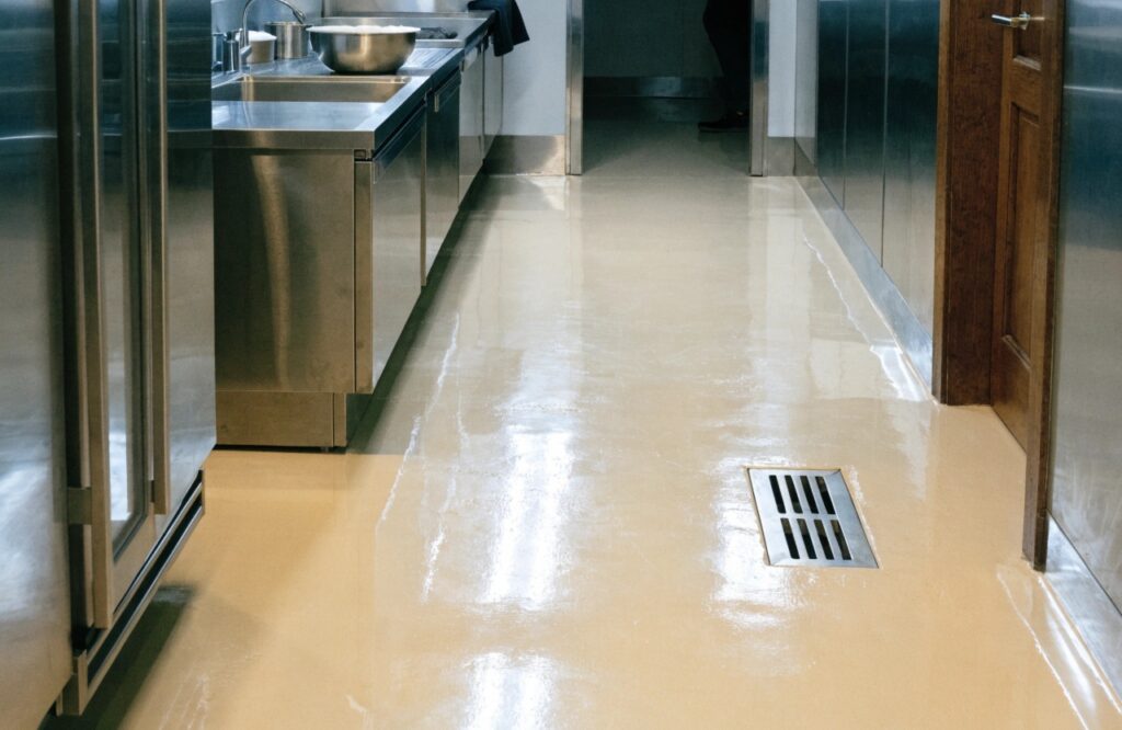 food grade epoxy flooring commercial kitchen Nambour Queensland