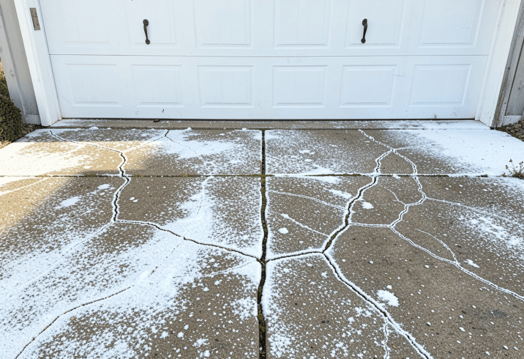 Double garage floor with epoxy coating in a beachside Australian home