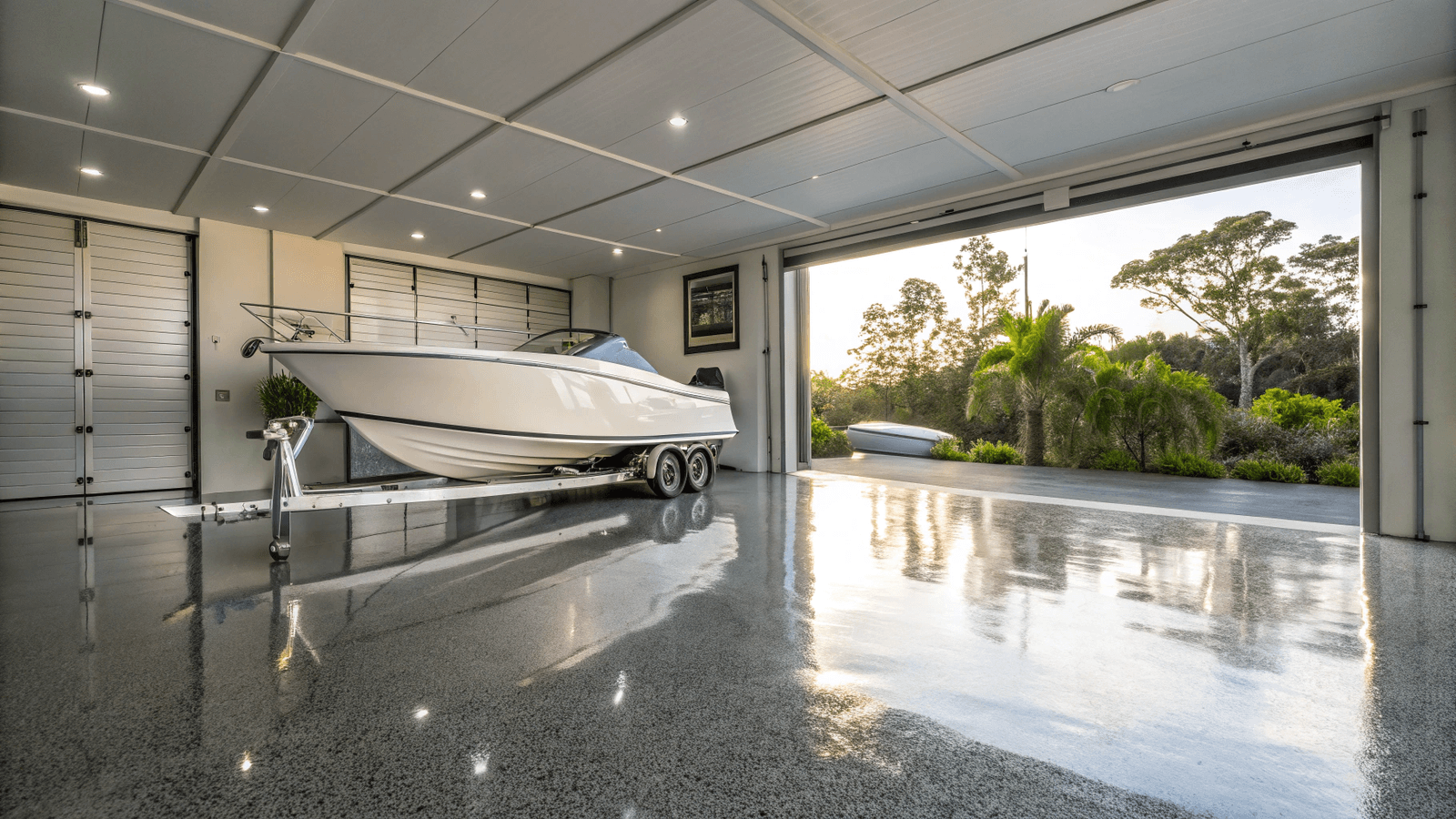 Boat Garage Floors Mooloolaba | Marine Equipment Ready Epoxy